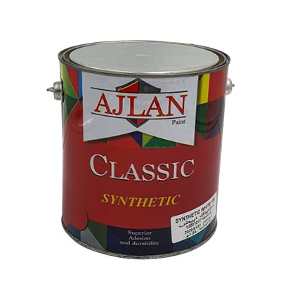 AJLAN PAINT SYNTHETIC WHITE 3.3LTR(1*4)
